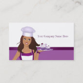 Backen-Visitenkarte Visitenkarte (Rückseite)