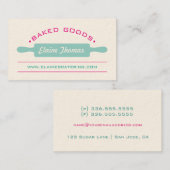 Backen-Visitenkarte Visitenkarte (Vorne/Hinten)