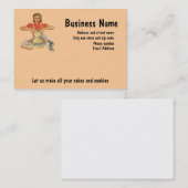 Backen-Visitenkarte Visitenkarte (Vorne/Hinten)