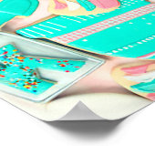 Backen von Cookies Telefonzelle, Backwerkzeug Hand Poster (Ecke)