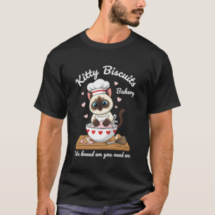 Backen von Katzenkeksen für Kätzchen Wir kneten si T-Shirt