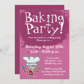 Backen von Party Einladungen| Benutzerfreundliche  Einladung (Vorne/Hinten)