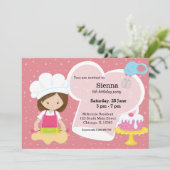 Backen * wählen Sie Hintergrundfarbe Einladung (Stehend Vorderseite)