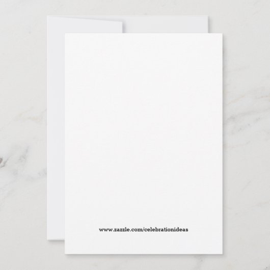 Backen * Wählen Sie Ihre Hintergrundfarbe Einladung (Rückseite)