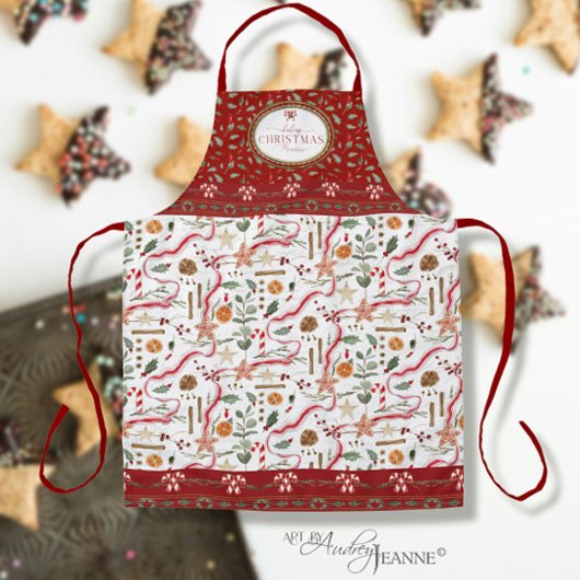 Backen Weihnachtsgebäck Erinnerungen Kekse Rote Wa Schürze