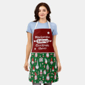 Backen Weihnachtsgeschenk Schürze (Getragen)