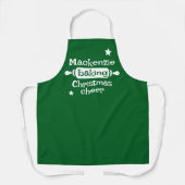 Backen Weihnachtsgeschenk Schürze (Vorderseite)