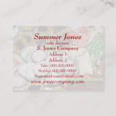 Backen - Weihnachtskekse Visitenkarte (Rückseite)