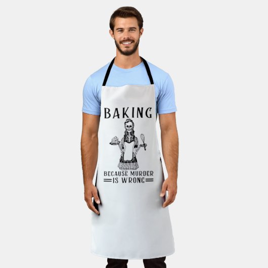 Backen, weil Mord falsch ist Schürze (Getragen)