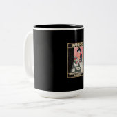 Backen, weil Mord falsch ist Zweifarbige Tasse (Vorderseite Links)