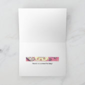 Backen-Zuckerplätzchen-Karte Feiertagskarte (Innenseite)