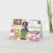 Backen-Zuckerplätzchen-Karte Feiertagskarte (Vorderseite)