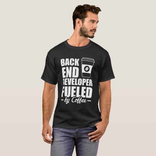 Backend Developer Programmer-Coder T-Shirt (Vorne ganz)