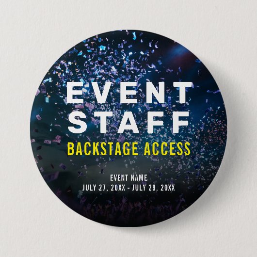 Backend-Foto für Veranstaltungspersonal Button (Vorderseite)