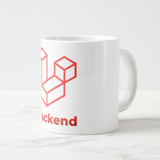 Backend Laravel Jumbo-Tasse (Vorderseite Rechts)