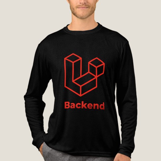 Backend Laravel Tri-Blend Shirt (Vorderseite)