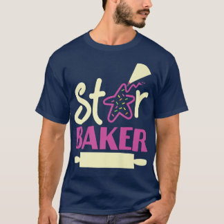 Backend Star Cookie Star Baker T-Shirt