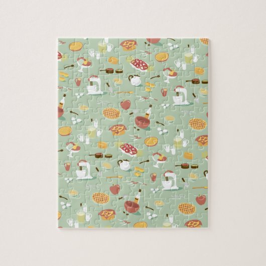 Backender Kuchen und Torten in der Küche Puzzle (Vertikal)