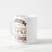 Backenenthusiasten und Hunde-Lover-Geschenk Kaffeetasse (Vorderseite Links)