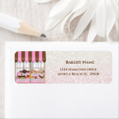 Backenfensterpfeife Firmenadressen-Etikett (Insitu)