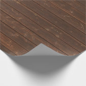 Backenpapier aus Eichenholz Geschenkpapier (Ecke)