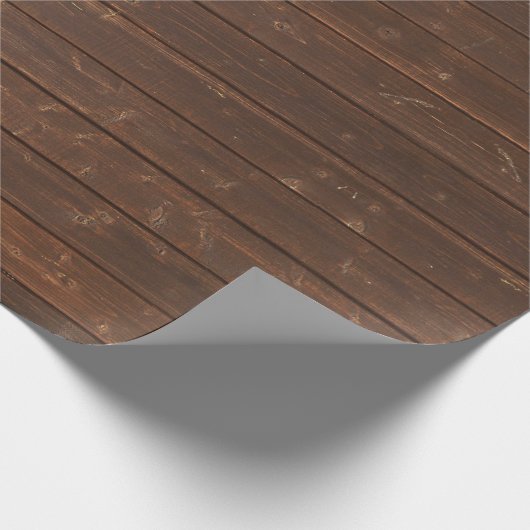 Backenpapier aus Eichenholz Geschenkpapier (Ecke)