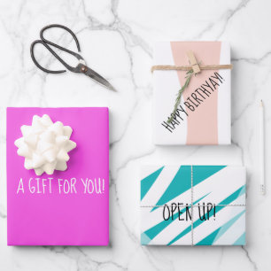 Backenpapier Geschenkpapier Set