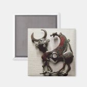 Backenstück eines Pferdes in Form eines menschlich Magnet (Vorderseite/Rückseite)