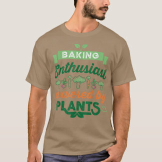 Backenthusiasten powered by Pflanze Vegan Gift T-Shirt