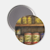 Bäcker - Alte Dosen Magnet (Vorderseite/Rückseite)