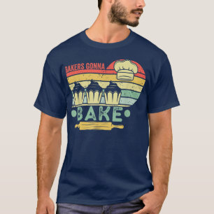 Bäcker backen Vintage lustige Backlov T-Shirt
