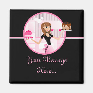 Bäcker/Bäckerei-/Gebäck-Koch Frig Magnet-Entwur Magnet