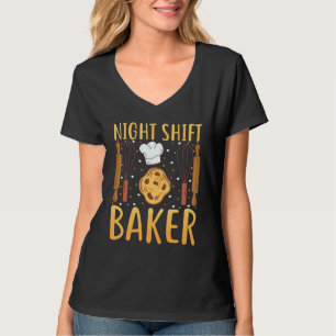 Bäcker Brotmacher Nachtbackschicht Bäcker T-Shirt
