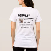 BÄCKER DES TAGES Tri-Blend SHIRT (Rückseite)
