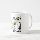 Bäcker, die gehen, Kaffeetasse zu backen (VorderseiteRechts)