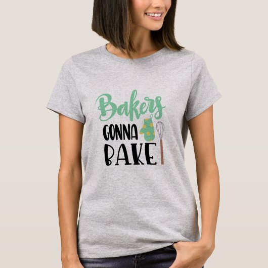 Bäcker, die gehen, Shirt zu backen (Vorderseite)