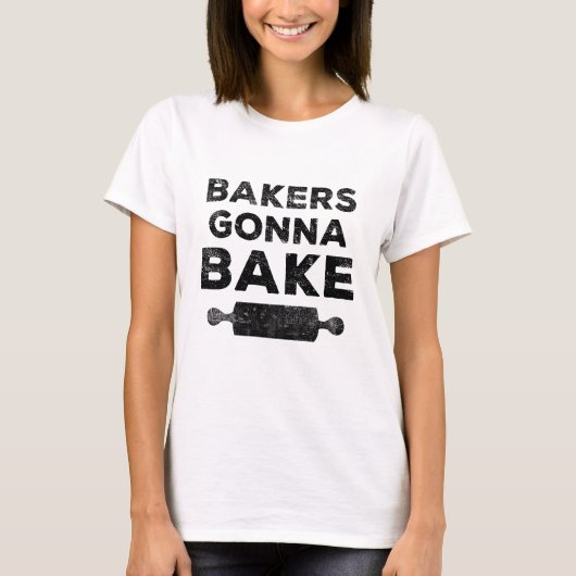 Bäcker, die gehen, Shirt zu backen (Vorderseite)
