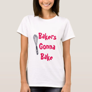 Bäcker, die gehen, T - Shirt zu backen