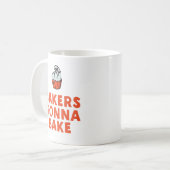 Bäcker, die gehen, Tasse zu backen (Vorderseite Links)