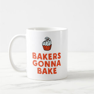 Bäcker, die gehen, Tasse zu backen