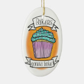 Bäcker, die gehen zu backen keramik ornament (Rechts)