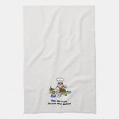 Bäcker, die Küchenhandtücher schmücken Geschirrtuch (Vertikal)