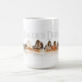 Bäcker Dutzend Dachshund-Jagdhund-Welpen-Tasse Kaffeetasse (Mittel)