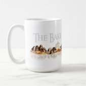 Bäcker Dutzend Dachshund-Jagdhund-Welpen-Tasse Kaffeetasse (Links)