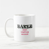 Bäcker - gerade Loafing herum Kaffeetasse (Links)