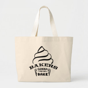 Bäcker Gonna Bake Cupcake Jumbo Stoffbeutel