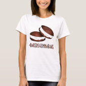 Bäcker Gonna Bake Hashtag Chocolate Whoopie Pies T-Shirt (Vorderseite)