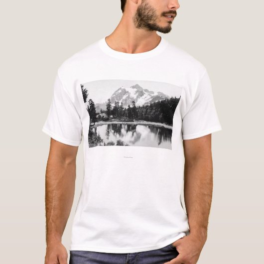 Bäcker-Häuschen-Fotografie Mt. Shuksan und Mt. T-Shirt (Vorderseite)