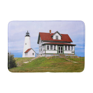 Bäcker-Insel-Leuchtturm, Massachusetts-Bad-Matte Badematte