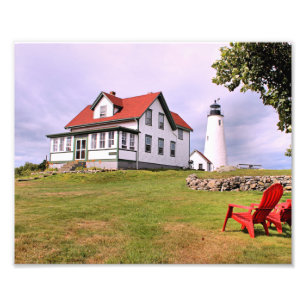 Bäcker-Insel-Leuchtturm-Massachusetts-Foto-Druck Fotodruck